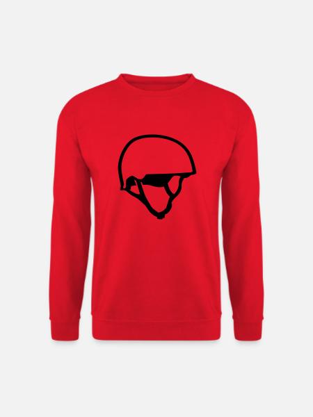 Helmet - Unisex Sweatshirt - red