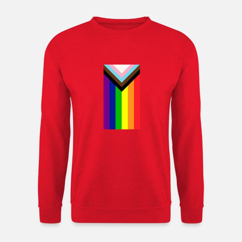 Drapeau arc-en-ciel Gay Pride - Sweat-shirt Unisexe - rouge
