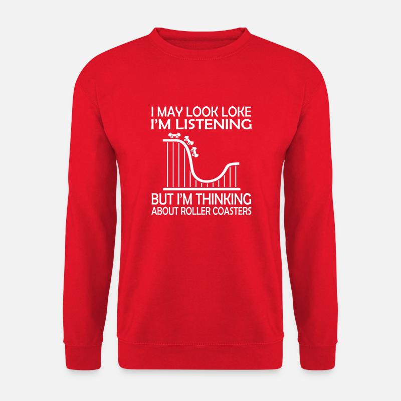 Rollercoaster Roller Coaster - Unisex Sweatshirt - red