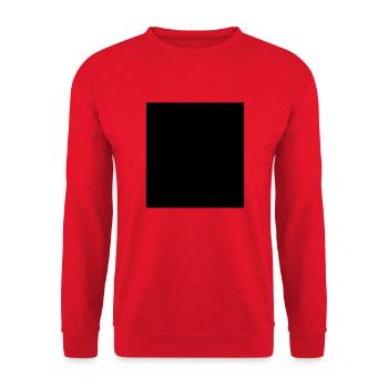 Rectangle noir vecteur - Sweat-shirt Unisexe - rouge - Devant - Alina (178cm) & Michal (187cm)