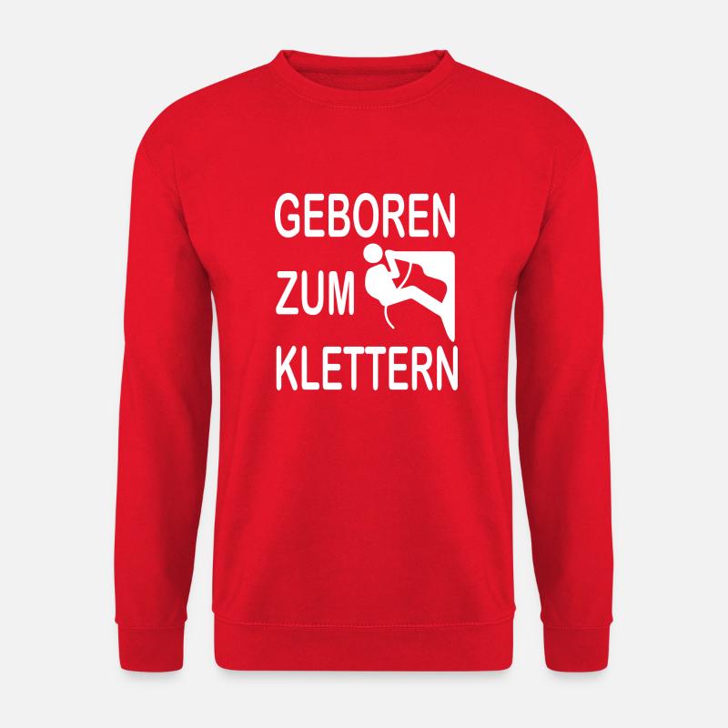 climbing - Unisex Pullover - Rot
