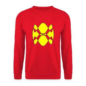 Spirogramm - Unisex Pullover - Rot - Vorne - Alina (178cm) & Michal (187cm)