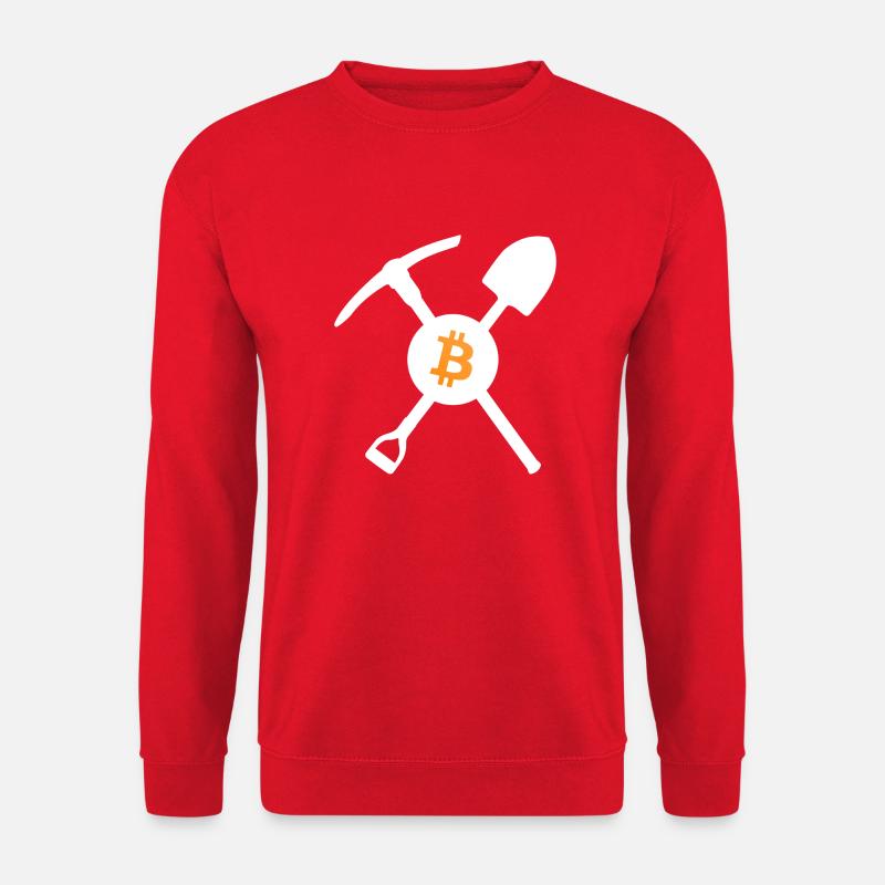Bitcoin-Miner - Unisex Pullover - Rot
