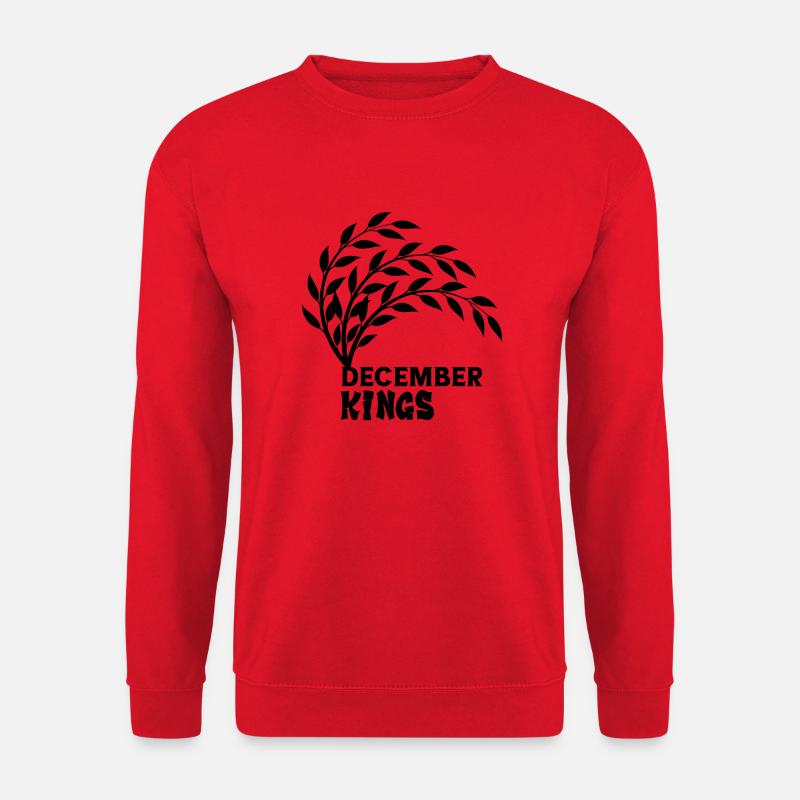 Könige des Dezembers - Unisex Pullover - Rot