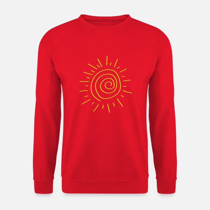 Sonne Sommer Zeichen - Unisex Pullover - Rot