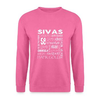 Sivas 58 Türkiye - Unisex Pullover - Pink - Vorne
