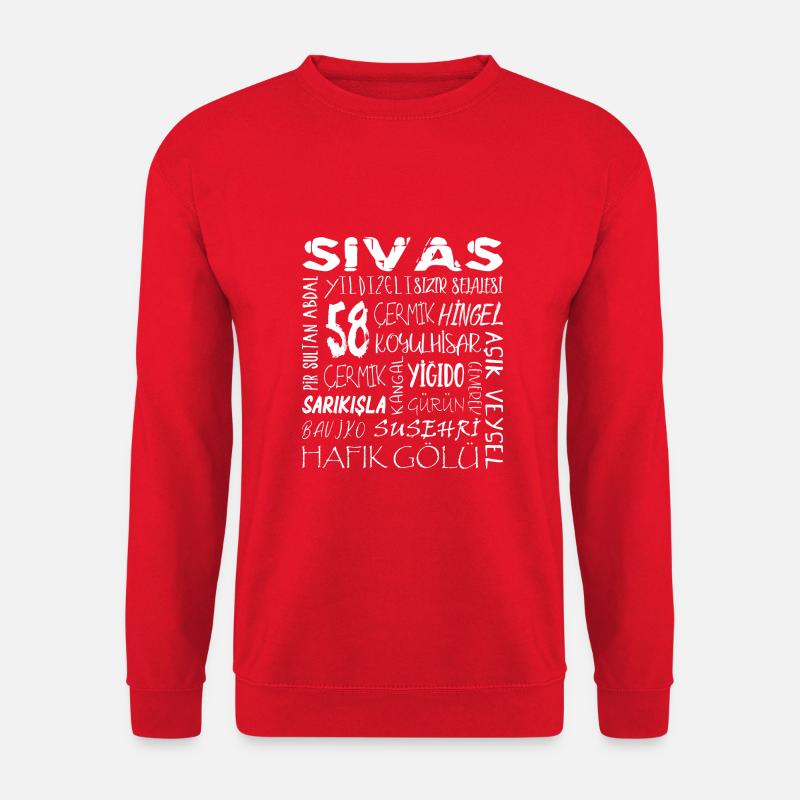Sivas 58 Türkiye - Unisex Pullover - Rot