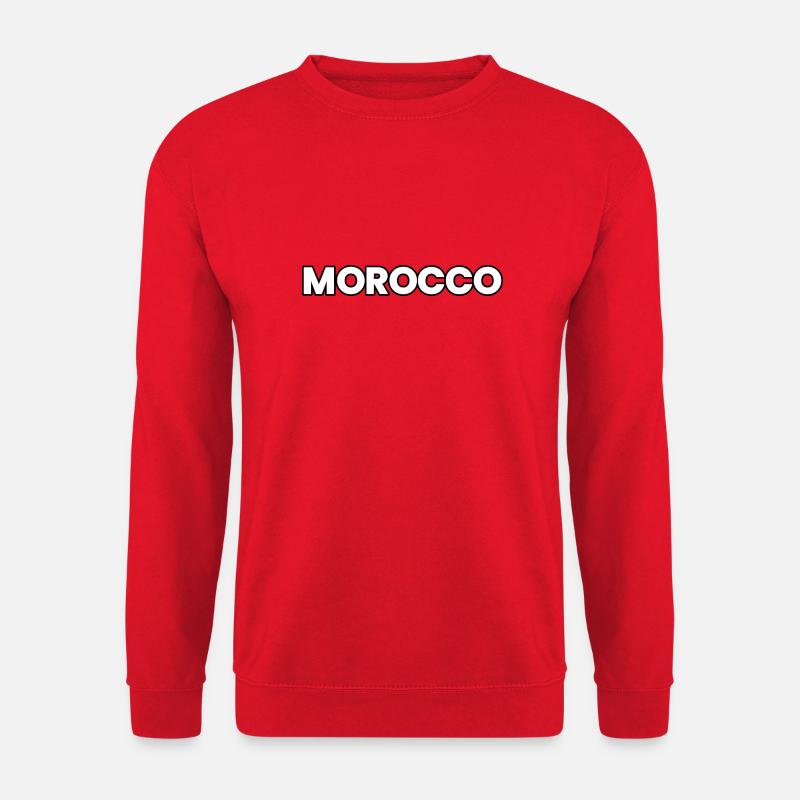Marokko - Unisex Pullover - Rot