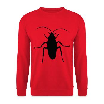 Cockroach cockroach insect pest animals phobia - Unisex Sweatshirt - red - Front - Alina (178cm) & Michal (187cm)