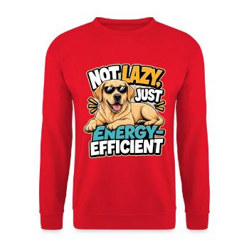 Labrador Retriever - Unisex Pullover - Rot - Vorne - Alina (178cm) & Michal (187cm)