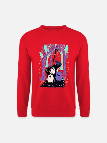 Kleine Monsterparade - Unisex Pullover - Rot