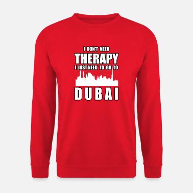 THERAPIE DUBAI Lustig Urlaub Geschenk - Unisex Pullover - Rot