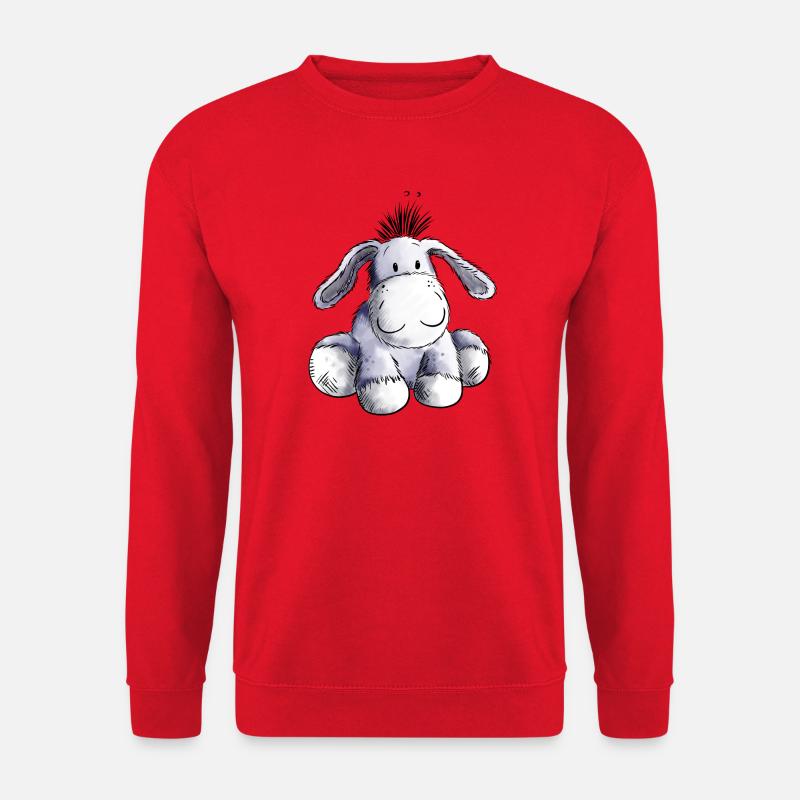 Süßes Esel Baby I Kinder Geschenk - Unisex Pullover - Rot