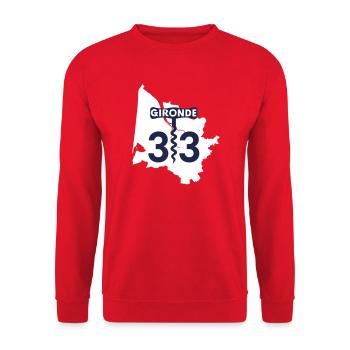 Gironde 33 - Unisex Pullover - Rot - Vorne - Alina (178cm) & Michal (187cm)