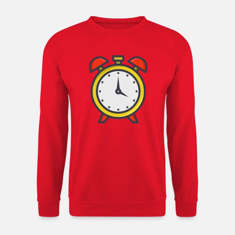 Wecker - Unisex Pullover - Rot