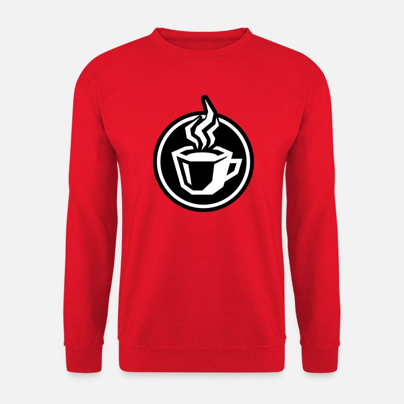 Coffee Cup Icon - Unisex Sweatshirt - red