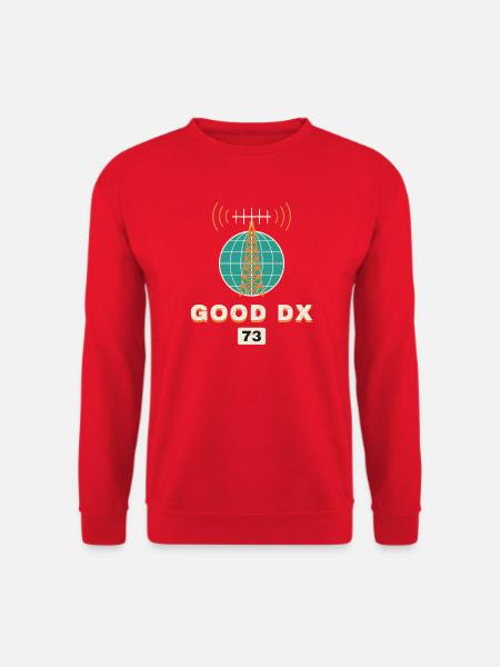 Good DX 73 – Amateurfunk - Unisex Pullover - Rot