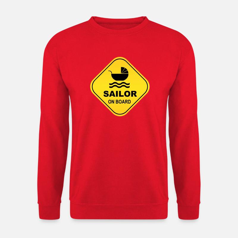 Sailor on board - Unisex Sweatshirt - red