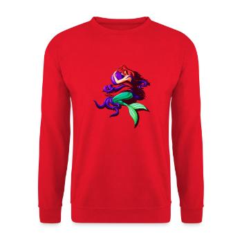 The Dream of the Fisherman's Wife - Sweat-shirt Unisexe - rouge - Devant - Alina (178cm) & Michal (187cm)