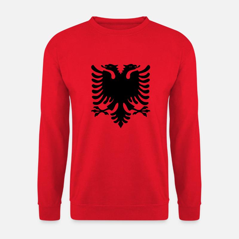 double-headed eagle - Unisex Sweatshirt - red