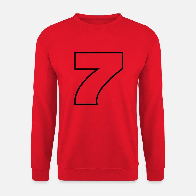 7 - Unisex Sweatshirt - red