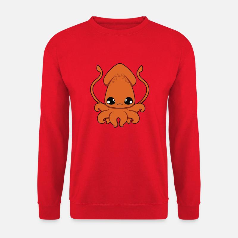 Tintenfisch - Unisex Pullover - Rot