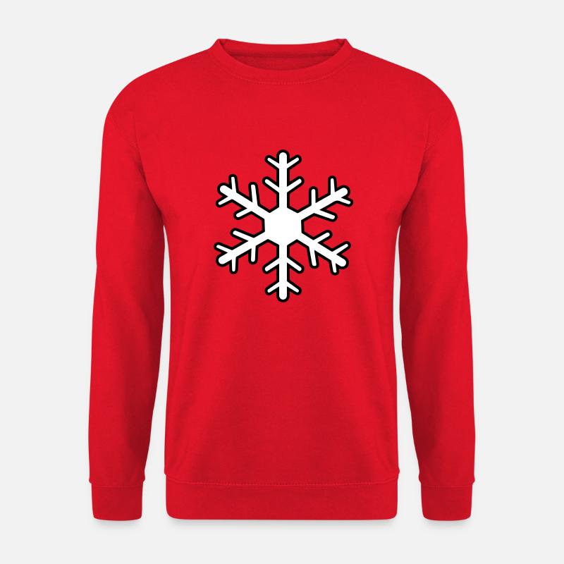 Schneeflocke - Unisex Pullover - Rot