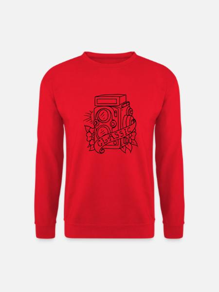 RETRO CAMERA FILM - Unisex Pullover - Rot