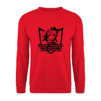 Cosplay: being yourself - Unisex Pullover - Rot - Vorne - Alina (178cm) & Michal (187cm)