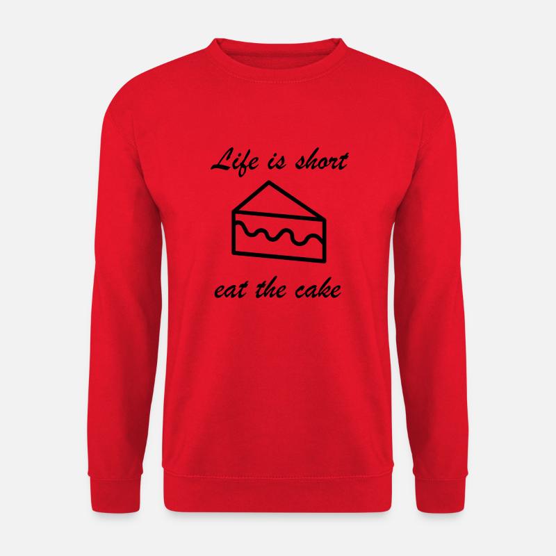 Eat a cake - Unisex Pullover - Rot