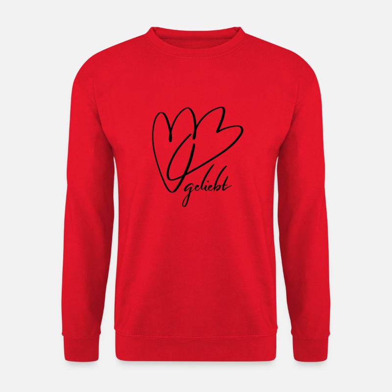 Geliebt - Unisex Pullover - Rot
