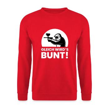 Paintball Airsoft - Unisex Pullover - Rot - Vorne - Alina (178cm) & Michal (187cm)