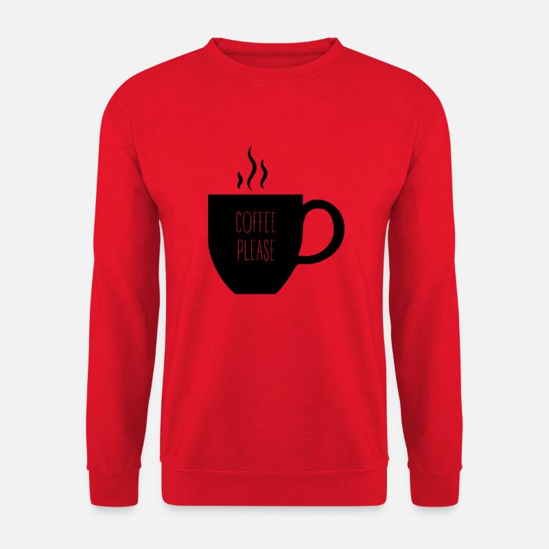 Coffee - Unisex Sweatshirt - red