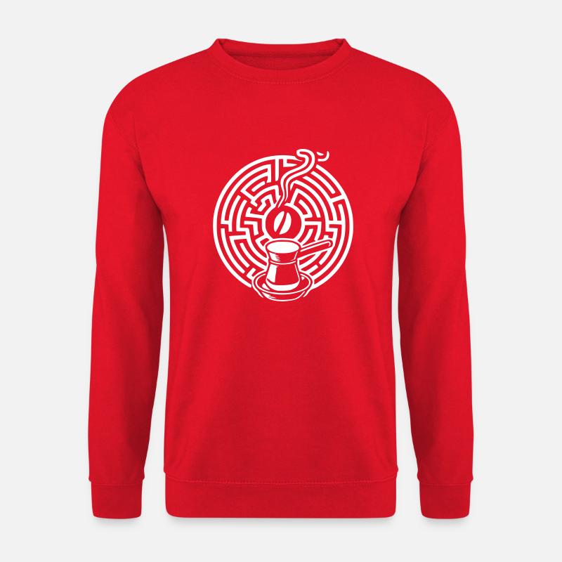 Coffee Maze - Unisex Sweatshirt - red