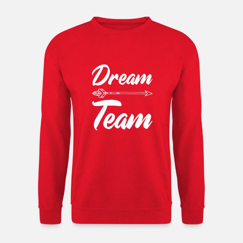 dream team - Unisex Pullover - Rot