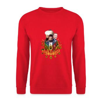 | de l’Empire ottoman Armoiries - Sweat-shirt Unisexe - rouge - Devant - Alina (178cm) & Michal (187cm)