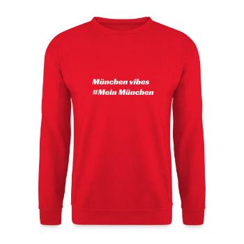 München - Unisex Pullover - Rot - Vorne - Alina (178cm) & Michal (187cm)