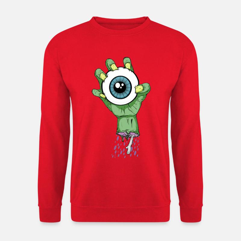Zombie eye - Unisex Sweatshirt - red
