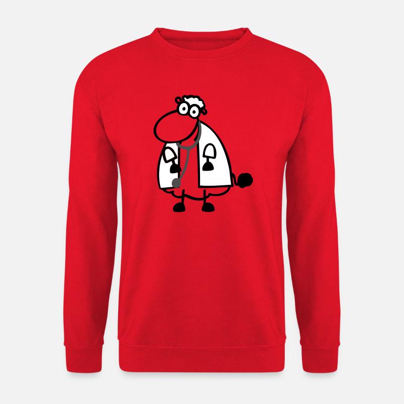 Arztschaf - Unisex Pullover - Rot