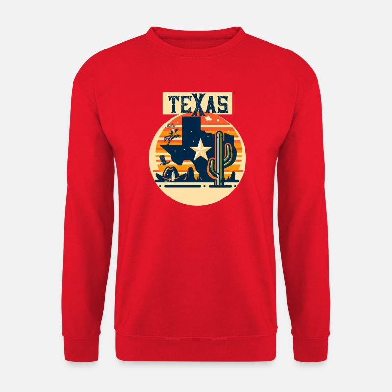 TEXAS - Unisex Sweatshirt - red