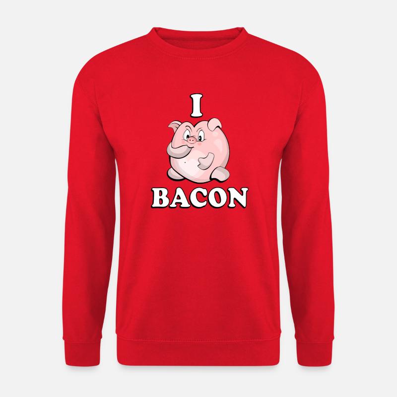 Speck-Schwein - Unisex Pullover - Rot