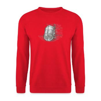 Croquis de lanterne vintage - Sweat-shirt Unisexe - rouge - Devant - Alina (178cm) & Michal (187cm)