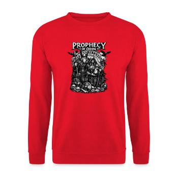 Prophecy of Odin: Rune Guardians - Unisex Sweatshirt - red - Front - Alina (178cm) & Michal (187cm)