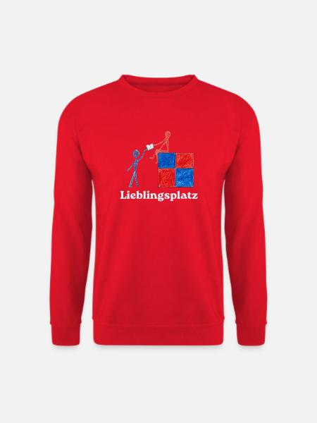Lieblingsplatz Lernfreundschaft - Unisex Pullover - Rot