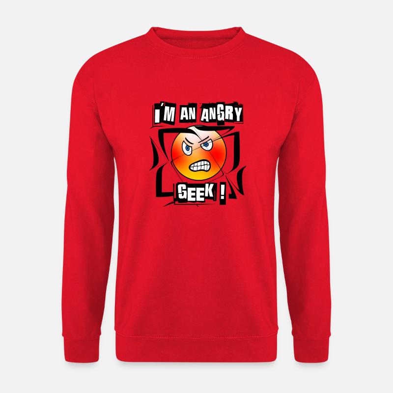 ICH BIN EIN WÜTENDER GEEK - Unisex Pullover - Rot