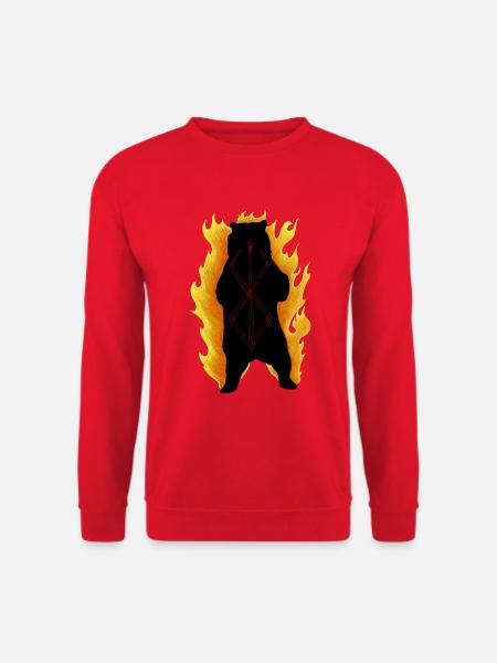 Berserker-Bär - Unisex Pullover - Rot