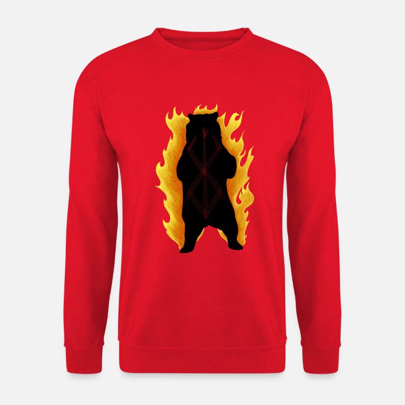Berserker Bear - Unisex Sweatshirt - red