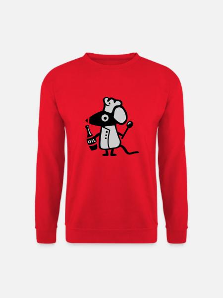 Maus Koch - Ratte - Unisex Pullover - Rot