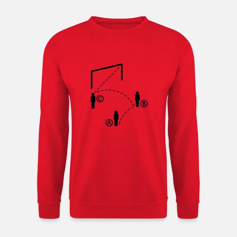 Fussball ABC - Unisex Pullover - Rot