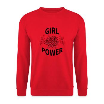 Florist Flower Plant Nature Gardener - Unisex Sweatshirt - red - Front - Alina (178cm) & Michal (187cm)